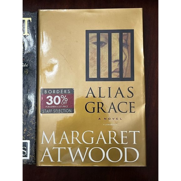 Margaret Atwood lot 2 hc/dj books Alias Grace & wilderness tips - Picture 2 of 7